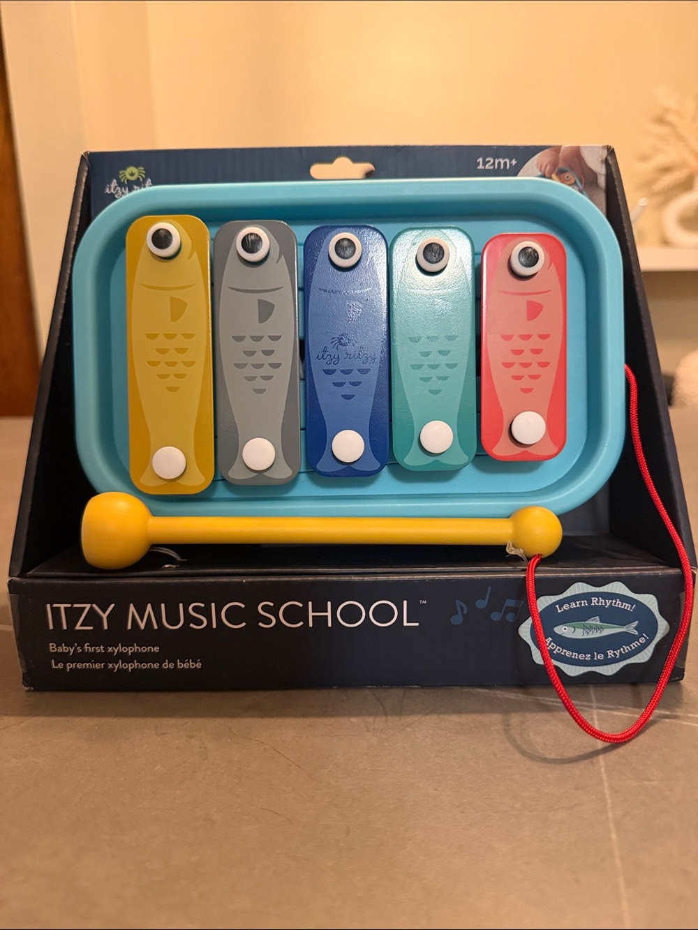 Itzy Ritzy Itzy Music School Xylophone - Yellow, Gray, Blue, Teal, Pink